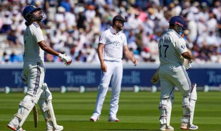 लंच से पहले भारत को लगा बड़ा झटका, ऋषभ पंत हुए रन आउट