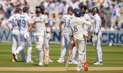 राहुल शतक लगाकर आउट, जडेजा-नीतीश ने इंग्लिश गेंदबाजों को किया परेशान