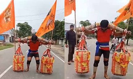 306 दिन, 351 लीटर गंगाजल और अटूट आस्था: इस भक्त की यात्रा बनी मिसाल