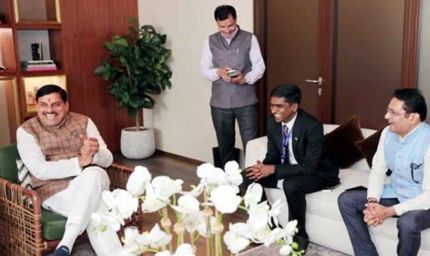 मुख्यमंत्री डॉ. यादव से ग्रियू एनर्जी के CEO की भेंट