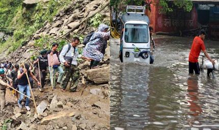 बारिश बनी कहर: 98 की मौत, 34 लापता, 770 करोड़ का नुकसान