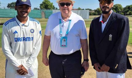 इंग्लैंड अंडर 19 ने कप्तान हमजा शेख के जुझारू शतक की बदौलत भारत की उम्मीदों पर फेरा पानी