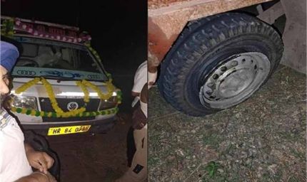 फतेहाबाद से कांवड़ लेने जा रहे थे हरिद्वार, जींद में पलटा कांवड़ियों से भरा कैंटर, 22 कावड़िए घायल