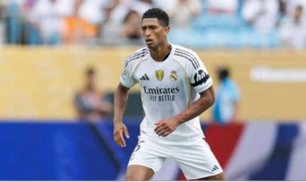 कंधे की सर्जरी के बाद छह हफ्ते तक मैदान से दूर रहेंगे जूड बेलिंगहैम