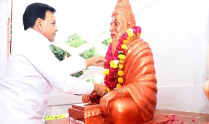 उप मुख्यमंत्री श्देवड़ा ने किया महर्षि वाल्मीकि एवं महर्षि वेदव्यास की प्रतिमा का अनावरण