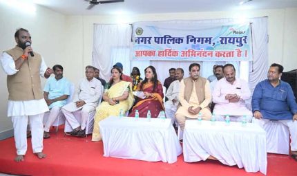 शहीद चूड़ामणि नायक वार्ड में 1.08 करोड़ रुपये के विकास कार्यों का लोकार्पण विधायक श्री राजेश मूणत द्वारा संपन्न हुआ