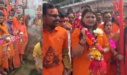 विधायक भावना बोहरा की 151 किमी कांवड़ यात्रा शुरू: अमरकंटक से जल लेकर निकलीं भोरमदेव के लिए