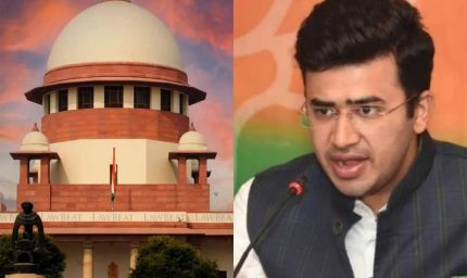 भाजपा सांसद तेजस्वी सूर्या को सुप्रीम कोर्ट से बड़ी राहत