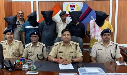 गोड्डा पुलिस की बड़ी सफलता: अंतरराज्यीय वाहन चोर गिरोह के 5 सदस्य गिरफ्तार