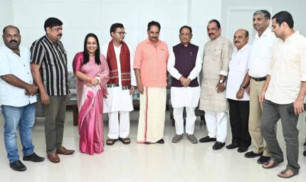 मुख्यमंत्री साय से केरल एवं ओडिशा के सांसदों के प्रतिनिधिमंडल ने की सौजन्य मुलाकात