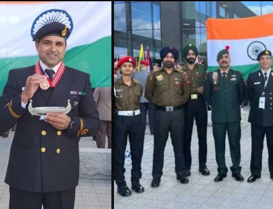 भारतीय नौसेना अधिकारी ओमकार सिंह ने वर्ल्ड मिलिट्री शूटिंग चैंपियनशिप में पुरुष वर्ग में सर्वश्रेष्ठ पिस्टल शूटर का पुरस्कार जीता