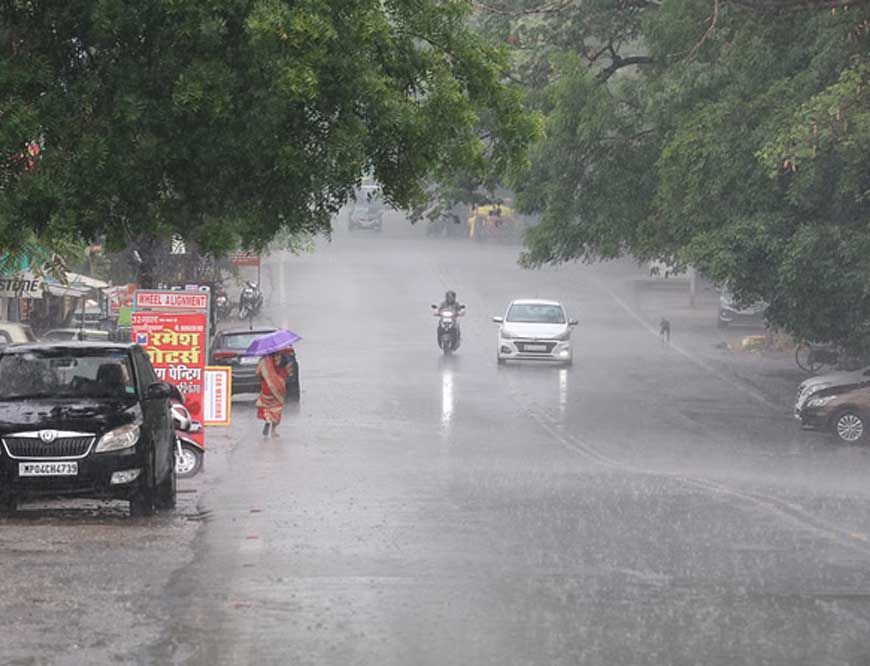 आज भोपाल, नर्मदापुरम समेत कई जिलों में हो रही बारिश, नीमच-कोटा हाईवे बंद