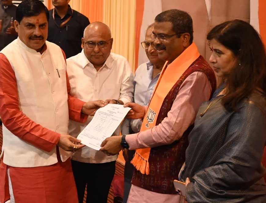 मध्य प्रदेश भाजपा के नए अध्यक्ष बने हेमंत खंडेलवाल, धर्मेन्द्र प्रधान ने की घोषणा