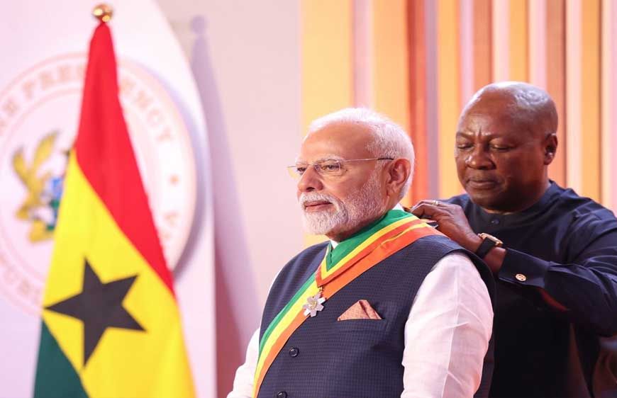 प्रधानमंत्री श्री मोदी को मिला घाना का सर्वोच्च नागरिक सम्मान विश्व पटल पर भारत के बढ़ते वर्चस्व का प्रतीक : मुख्यमंत्री डॉ. यादव