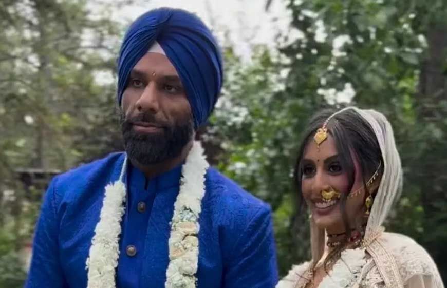 WWE चैंपियन जिंदर महल ने अपनी प्रेमिका प्रिया के साथ  शादी रचाई