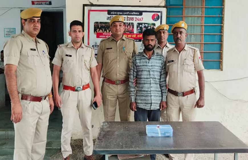 उदयपुर पिस्टल और जिंदा कारतूस के साथ एक संदिग्ध गिरफ्तार