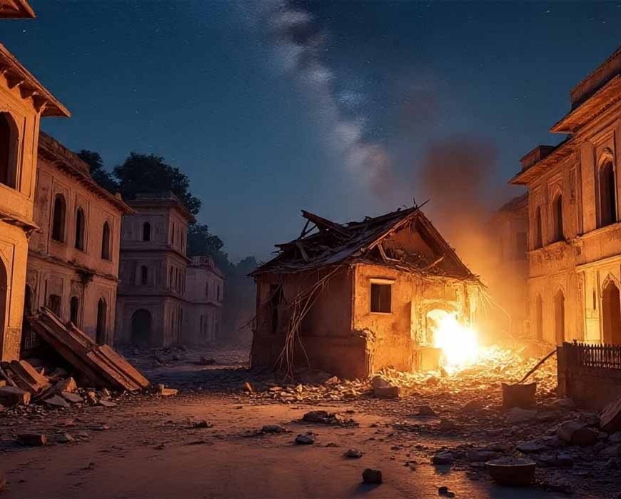 घर में देशी बम बनाते वक्त धमाका, एक की मौत, दूसरा गंभीर रूप से घायल