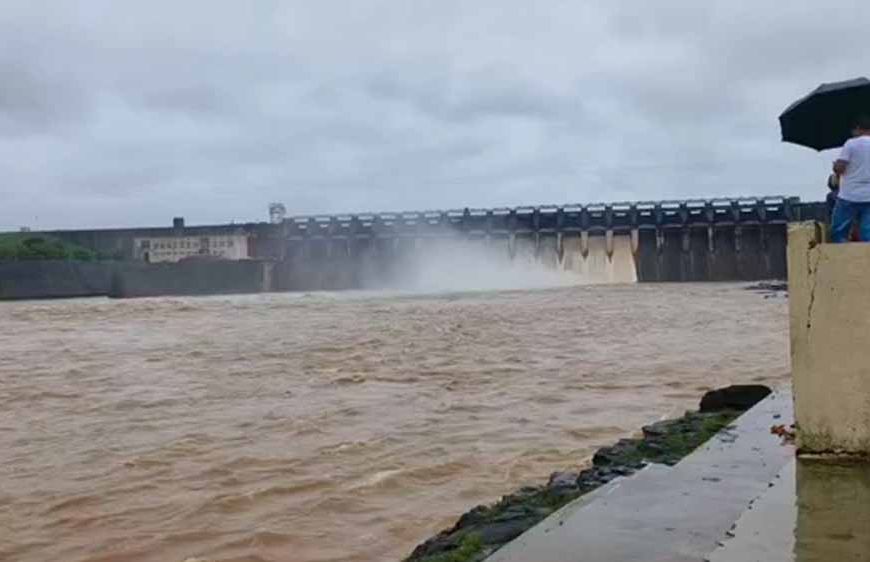 जबलपुर में मानसून की दस्तक, बरगी बांध के पहली बार खोले गए नौ गेट