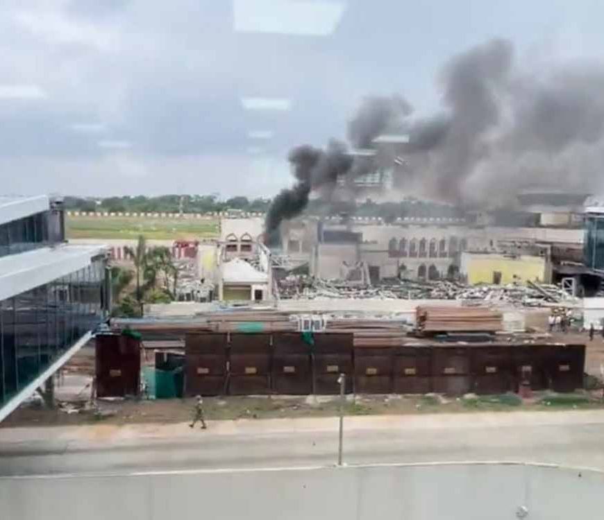 पटना एयरपोर्ट के पुराने टर्मिनल में लगी आग, चिंगारी से हुआ हादसा