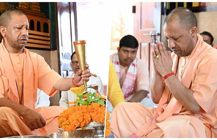 सीएम योगी ने सावन के पहले दिन  किया रुद्राभिषेक, प्रदेशवासियों के आरोग्यमय, सुखमय  जीवन की कामना की