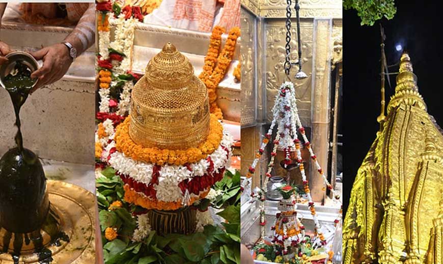 वाराणसी में सावन के पहले सोमवार पर उमड़े श्रद्धालु, काशी विश्वनाथ मंदिर की सुरक्षा बढ़ी