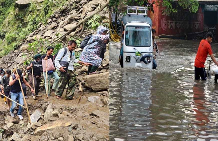 बारिश बनी कहर: 98 की मौत, 34 लापता, 770 करोड़ का नुकसान