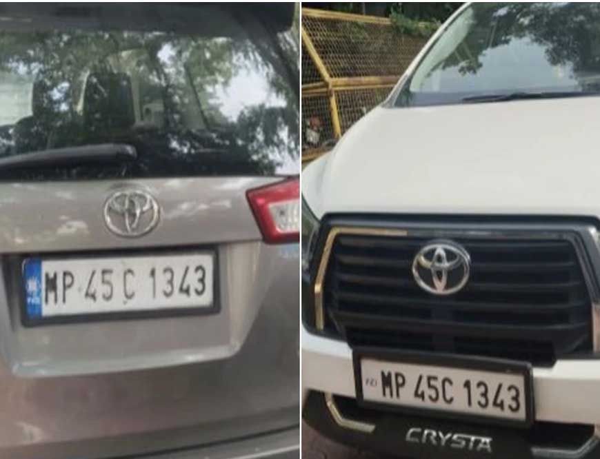 उज्जैन में अटकलों का तड़का: एक ही नंबर की दो कारें, एक सीएम के काफिले में मिली!
