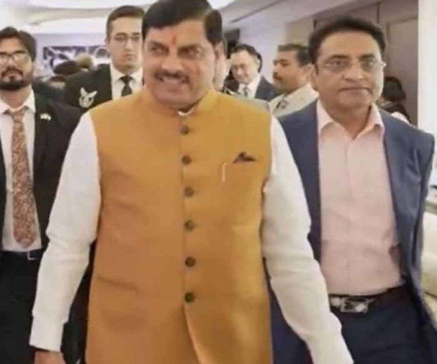 स्पेन में मुख्यमंत्री डॉ. यादव से भारत के राजदूत श्री दिनेश के. पटनायक ने की शिष्टाचार भेंट
