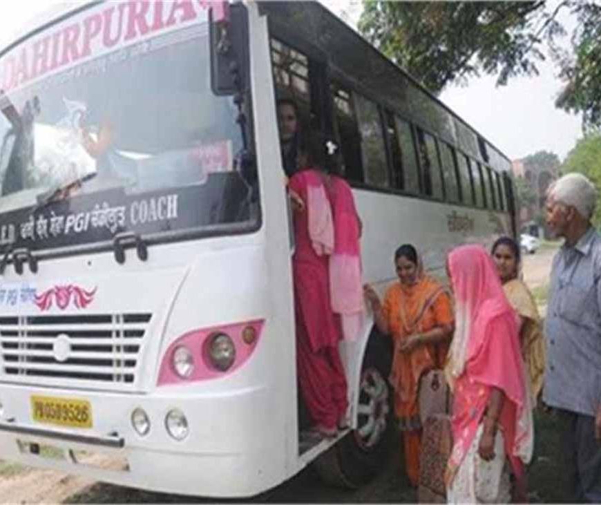 PGI चंडीगढ़ के लिए शुरू हुई फ्री बस सेवा, जानें रूट और टाइमिंग