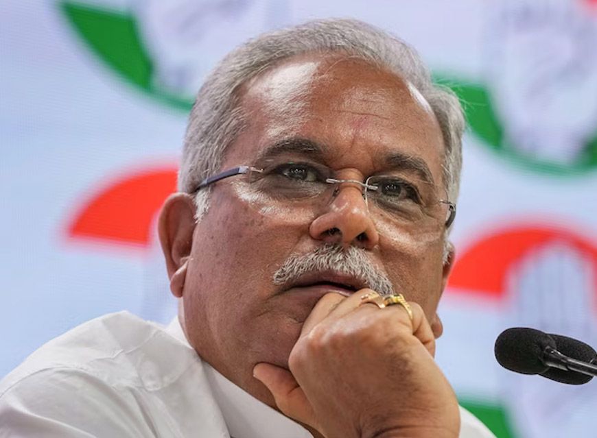 भूपेश बघेल के घर ED का छापा, बेटे के खिलाफ शराब घोटाला केस में ऐक्शन