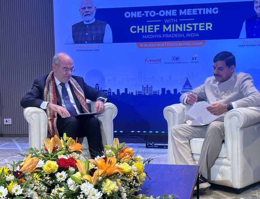 मुख्यमंत्री डॉ. यादव ने स्पेन में की निवेश, शिक्षा और सांस्कृतिक सहयोग की नई पहल