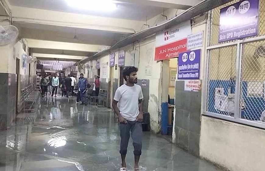 अजमेर में मूसलधार बारिश से जनजीवन अस्त-व्यस्त, स्कूल बंद, प्रशासन अलर्ट