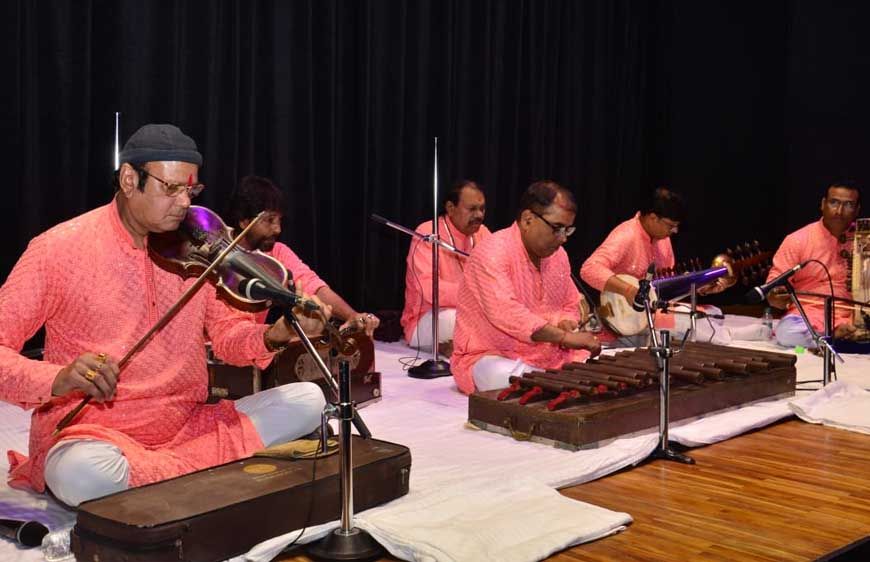 मध्यप्रदेश भवन में हुई मैहर बैंड की सांस्कृतिक संध्या
