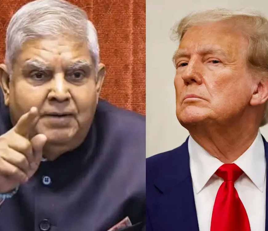 पाक से सीजफायर पर ट्रंप के दावे को धनखड़ ने नकारा: कहा– दुनिया की कोई ताकत भारत को नहीं झुका सकती