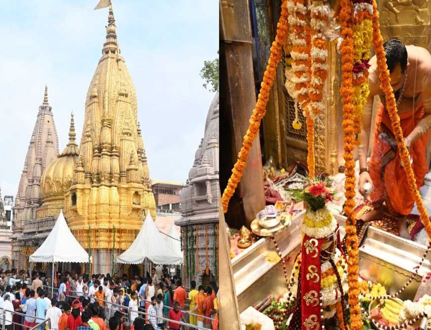 सावन माह के दूसरे सोमवार को काशी में उमड़ा जनसैलाब, मंदिर के बाहर 3 किमी लंबी लाइन