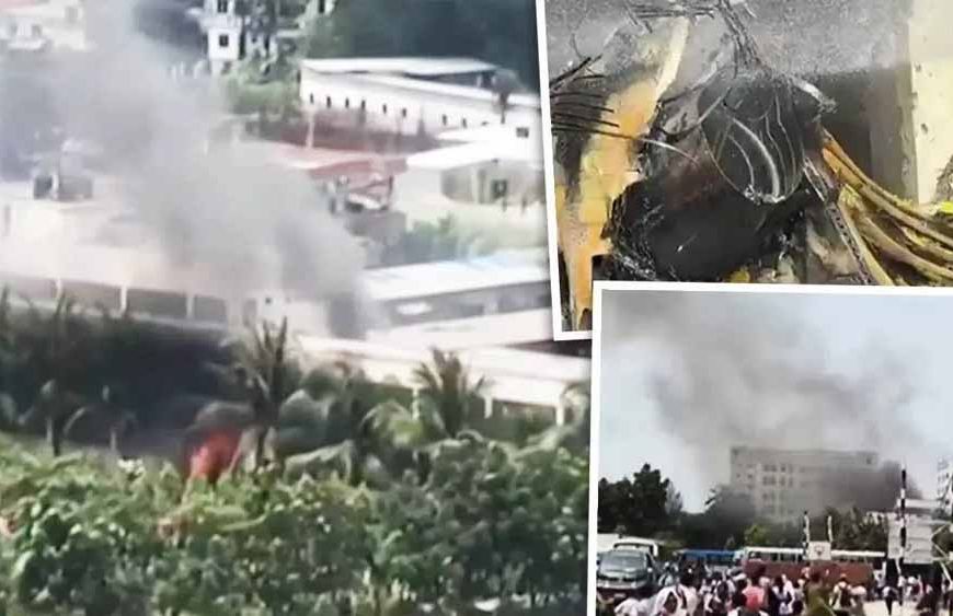 ढाका में वायुसेना का विमान स्कूल पर क्रैश, कई मौतों की आशंका