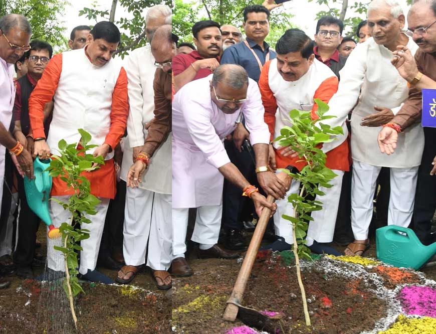 मानव संग्रहालय में 4000 पौधों का संकल्प: CM बोले- जहां चूके, वहां फिर से हरियाली उगाएंगे