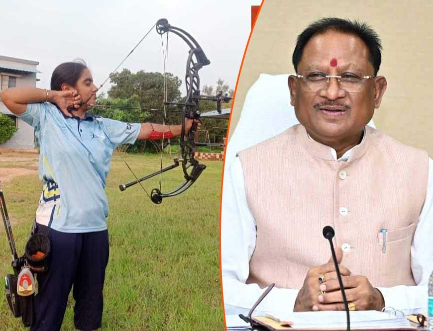 रायपुर : मुख्यमंत्री विष्णुदेव साय ने दी नवलीन को बधाई – कहा, छत्तीसगढ़ की उभरती प्रतिभा को मिलेगा हरसंभव सहयोग