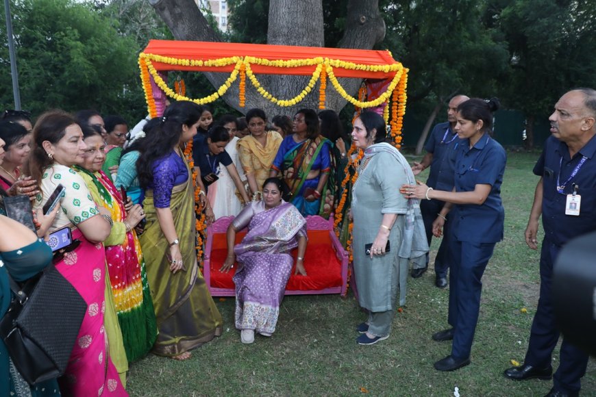एनडीएमसी ने पीएसओआई क्लब, चाणक्यपुरी में हरियाली तीज उत्सव धूमधाम से मनाया,