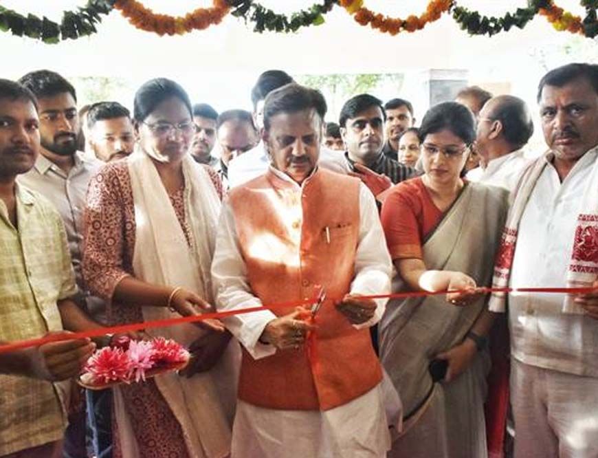 उप मुख्यमंत्री श्री शुक्ल ने रीवा में एसडीएम हुजूर कार्यालय भवन का किया लोकार्पण