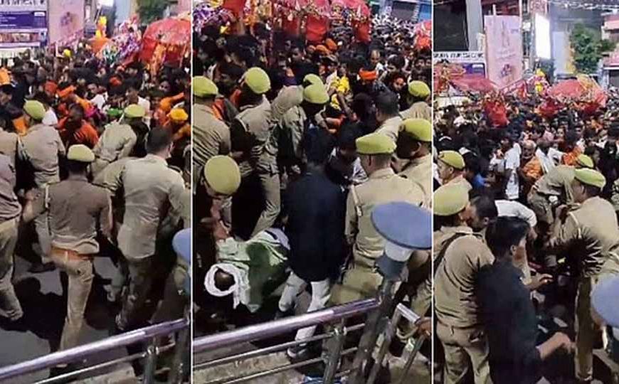 सावन के तीसरे सोमवार को गोकर्णनाथ में श्रद्धालुओं की भीड़, भगदड़ में तीन घायल