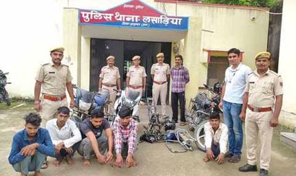 लसाड़िया पुलिस की कार्रवाई: बाइक चोर गिरोह का भंडाफोड़, नाबालिग निकला मास्टर माइंड