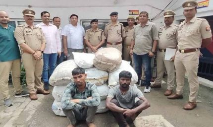 ट्रक की केबिन में छिपा रखा था 50 लाख का अफीम डोडा, दो तस्कर धराए