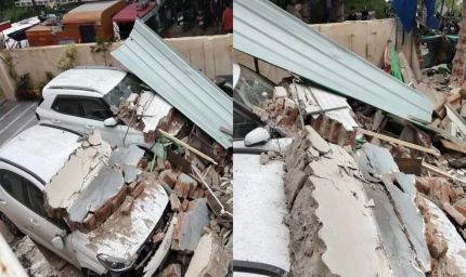 पंचकूला की फास्ट फूड शॉप में जोरदार धमाका, दो गाड़ियां मलबे में दबीं, इलाके में अफरा-तफरी