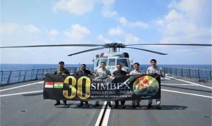 सिम्बेक्स अभ्यास: भारत-सिंगापुर की नौसेनाओं ने रचा इतिहास, SCS में दिखाई संयुक्त ताकत