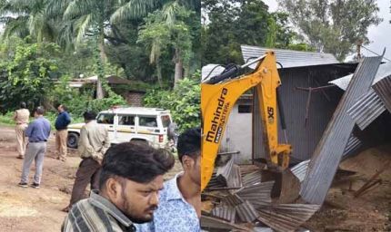 इस्‍लाम कबूलने से इनकार पर हत्या: रईस खान के अवैध निर्माण पर प्रशासन का बुलडोजर