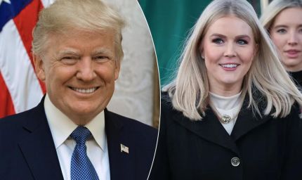 ट्रंप की टिप्पणी से मचा तूफान: 27 साल की सेक्रेटरी के होंठों को बताया ‘मशीनगन’ जैसा