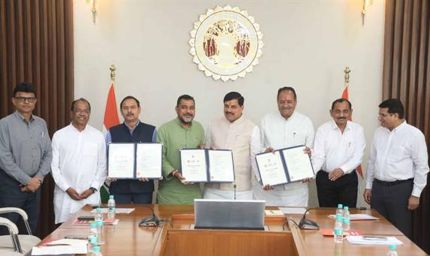 मुख्यमंत्री डॉ. यादव की मौजूदगी में आनंद ग्रामों के विकास और नदी संरक्षण पर हुए दो एमओयू