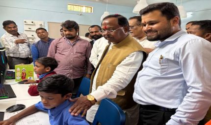 रायपुर : मंत्री रामविचार नेताम ने किया आश्रम के कल्पना कक्ष का निरीक्षण