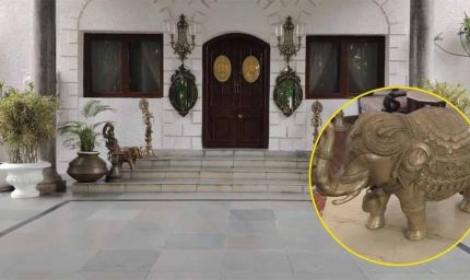 सरगुजा राजपरिवार के कोठीघर से पीतल की हाथी मूर्ति चोरी, CCTV में कैद हुआ चोर